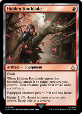 Hidden Footblade - Magic: The Gathering - MoxLand